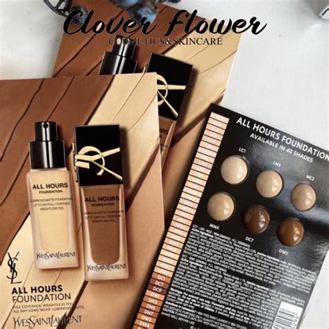 รองพื้น ysl all hours รุ่นใหม่ เฉดสี
